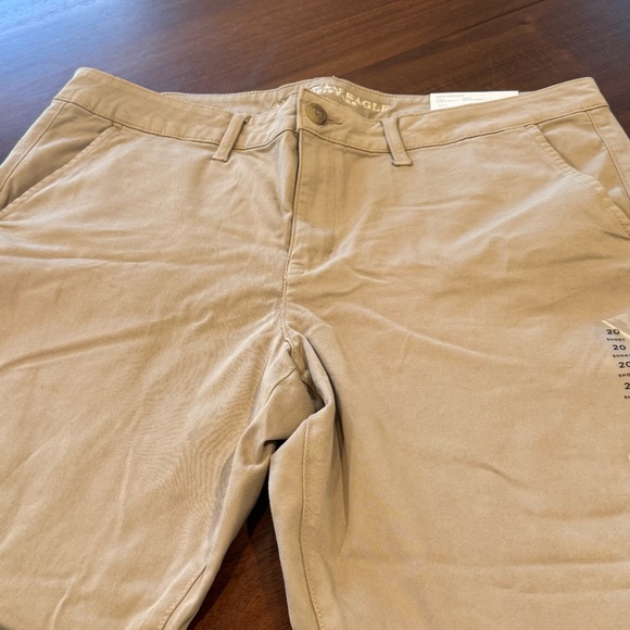 New American Eagle Outfitters Khaki Super Stretch X Skinny Low Rise Pants 20S - Picture 3 of 7